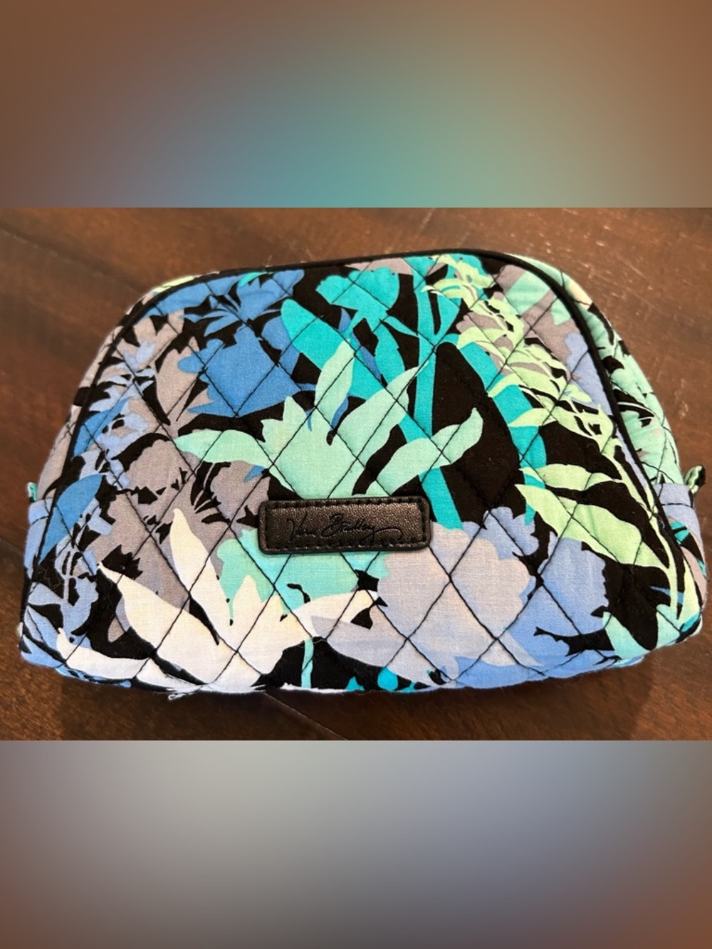 Vera Bradley Quilted Medium Cosmetic Bag in Camofloral (2016)